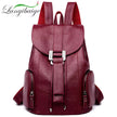 Premium Leather Backpack Woman New Arrival Large Capacity School Travel Bag