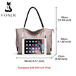 New Fusion Designed Women Cowhide Leather Handbag Female Shoulder Bag