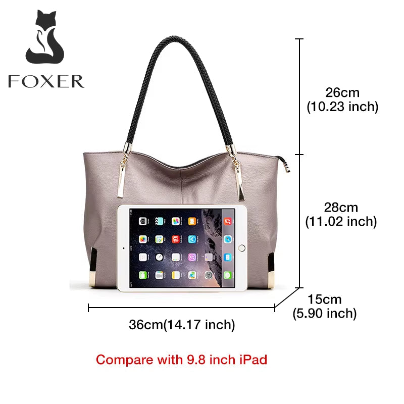 New Fusion Designed Women Cowhide Leather Handbag Female Shoulder Bag