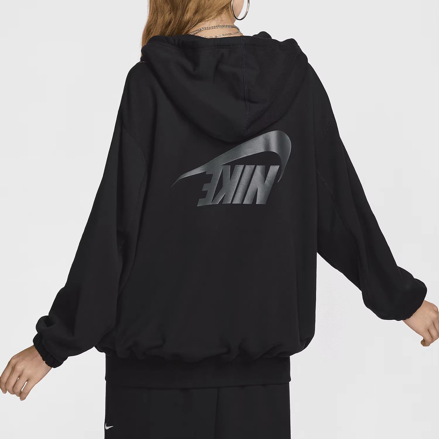 New Nike Sportswear Women Zippered Hooded Jacket