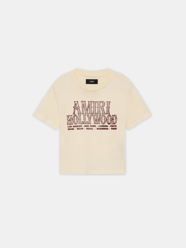WOMEN - WOMEN'S AMIRI HOLLYWOOD BABY TEE - Linen
