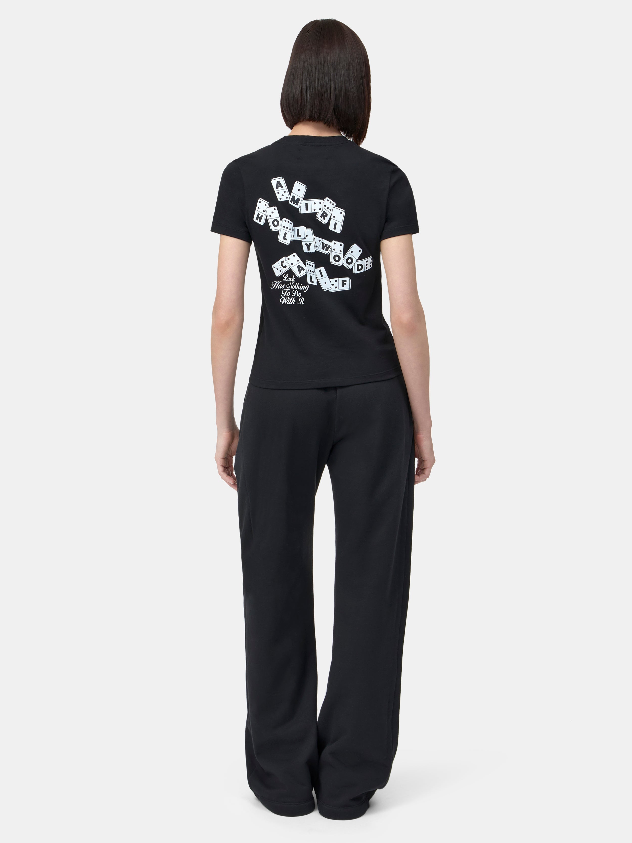 WOMEN - WOMEN'S AMIRI DOMINO TEE - Black