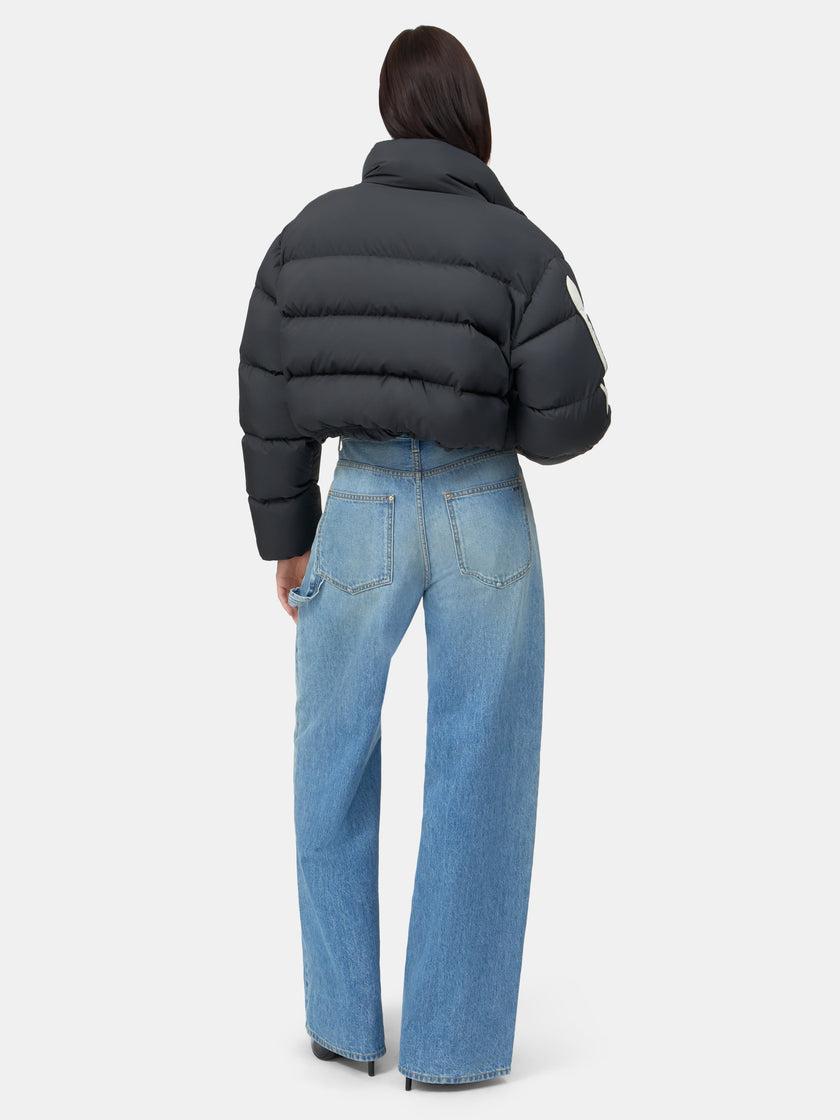 WOMEN - WOMEN'S BONES CROPPED DOWN JACKET - Black