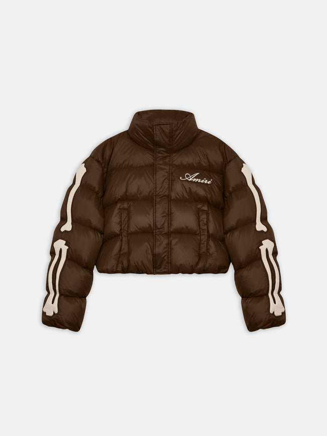 WOMEN - WOMEN'S BONES CROPPED DOWN JACKET - Dark Brown