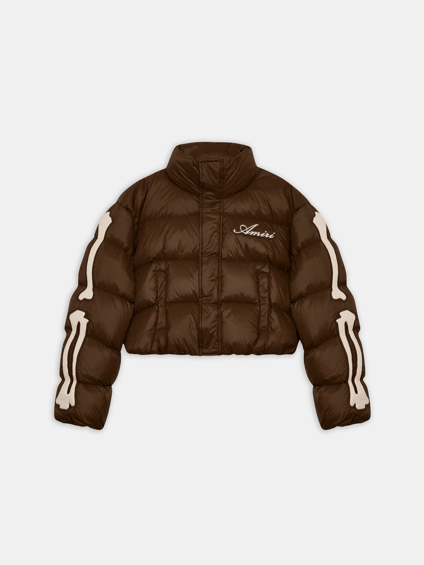 WOMEN - WOMEN'S BONES CROPPED DOWN JACKET - Dark Brown