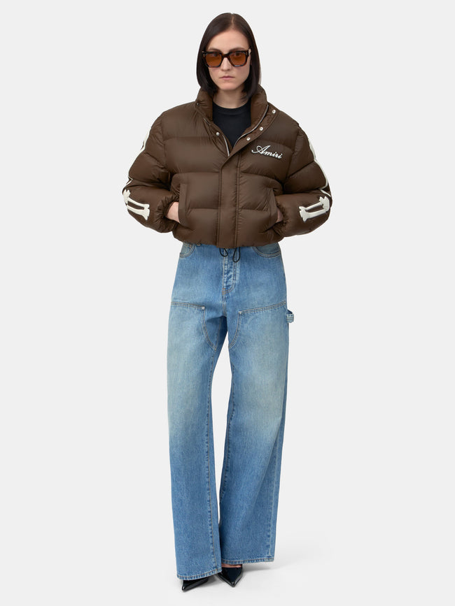 WOMEN - WOMEN'S BONES CROPPED DOWN JACKET - Dark Brown