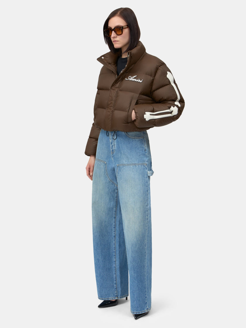 WOMEN - WOMEN'S BONES CROPPED DOWN JACKET - Dark Brown