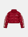 WOMEN - WOMEN'S BONES CROPPED DOWN JACKET - Deep Red