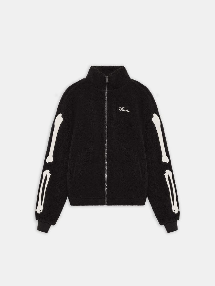 WOMEN - WOMEN'S BONES FLEECE JACKET - BLACK