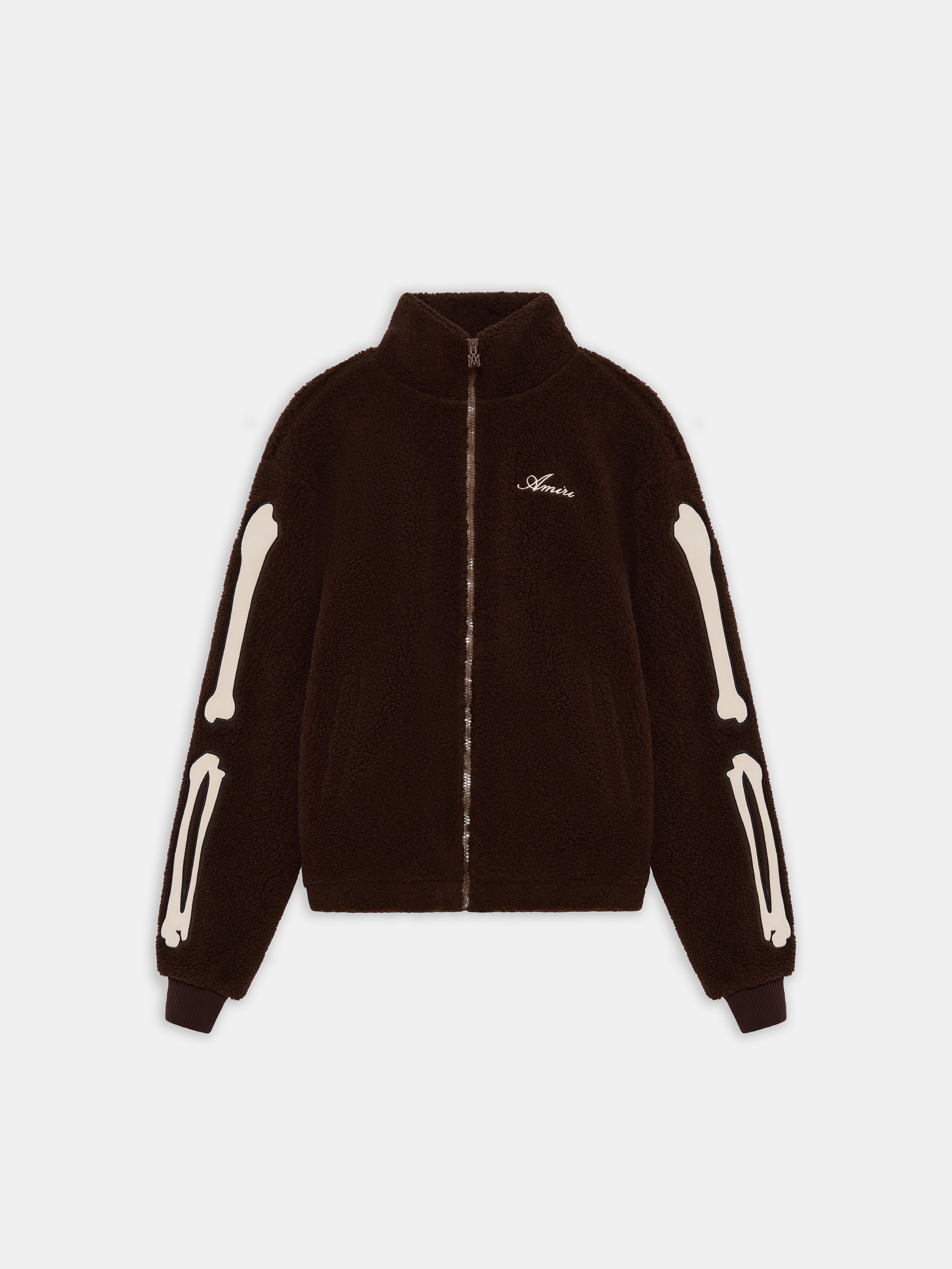 WOMEN - WOMEN'S BONES FLEECE JACKET - DARK BROWN