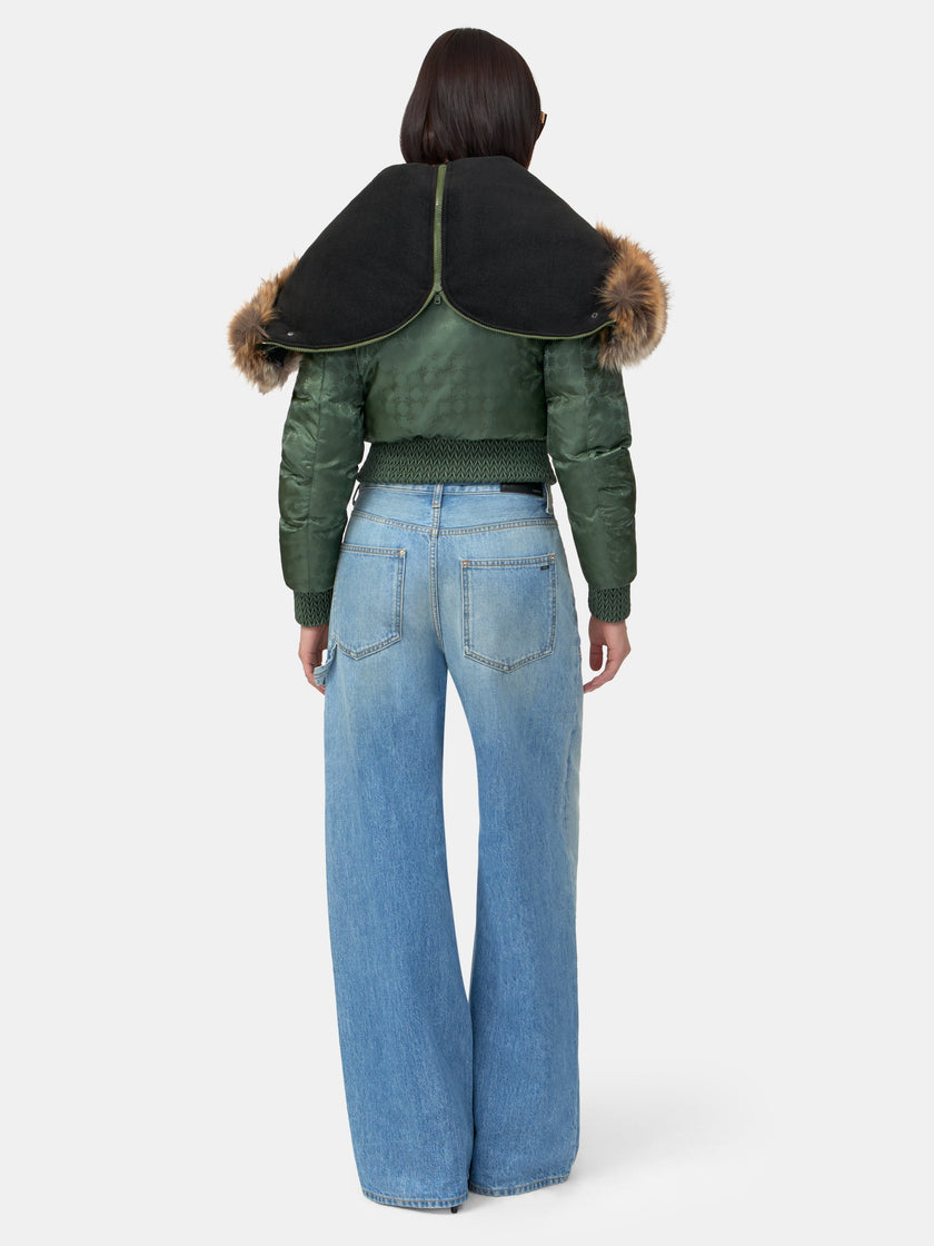 WOMEN - WOMEN'S MA QUAD HOODED DOWN JACKET - Dark Sage