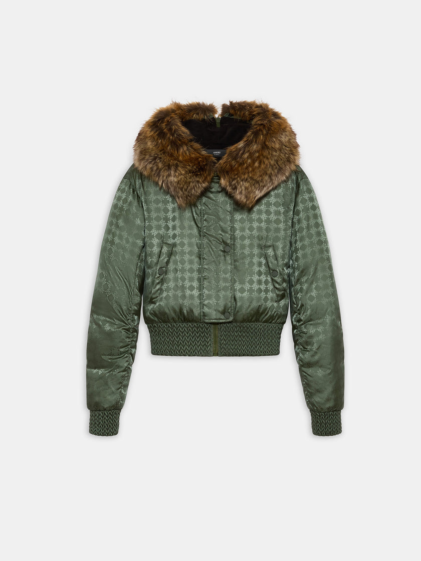 WOMEN - WOMEN'S MA QUAD HOODED DOWN JACKET - Dark Sage