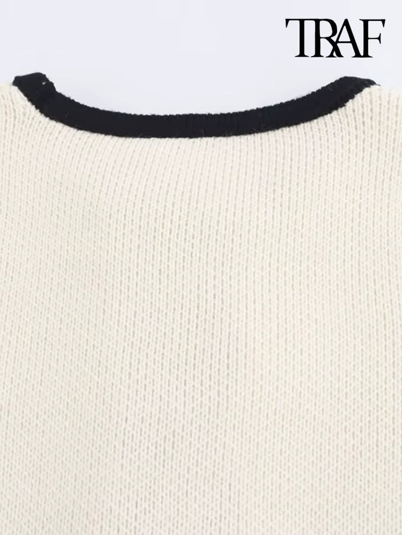 Womens Long Sleeve Knit Cardigan with Ties, Front Patch Pockets, New Female Outerwear