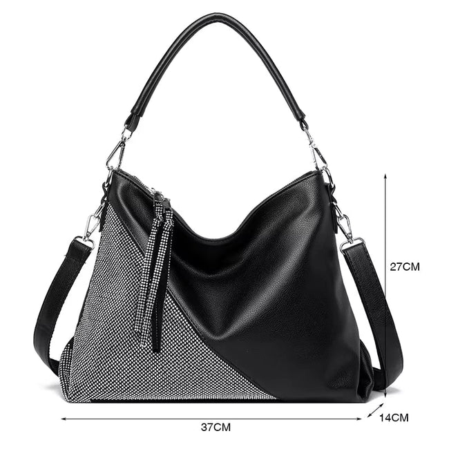 Luxury Women Designer Diamonds Shoulder leather Bags