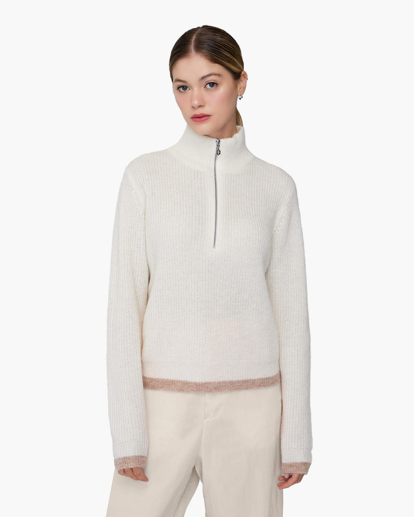 KATRINA | Half-zip Sweater