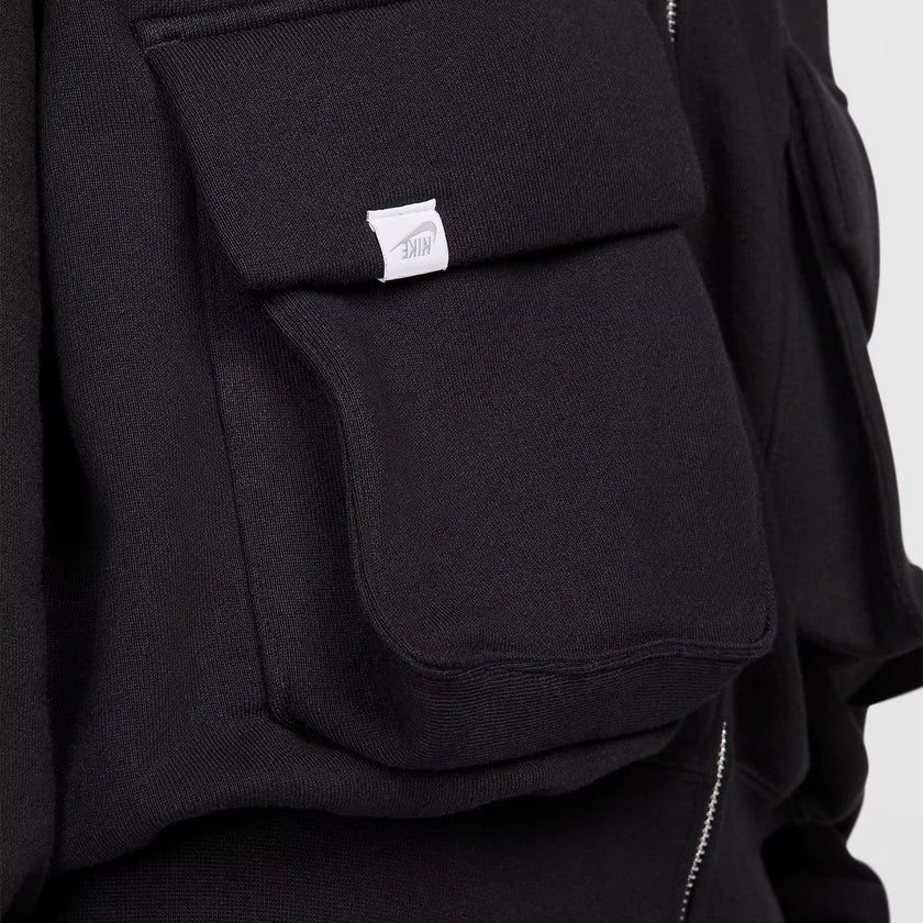 New Nike Sportswear Women Zippered Hooded Jacket