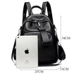 New Real Leather Backpack for Women Cowhide Travel Bag pack High Capacity School Bag