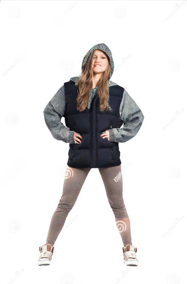 New Casual Women Hooded Cotton Vest Outerwear