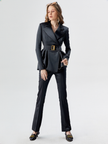 Women New Chic Professional Suit Jacket  Outwear High-End Design Sense Slim Blazer Top