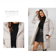 New Women Winter Long Coat Thick down Cotton Padded