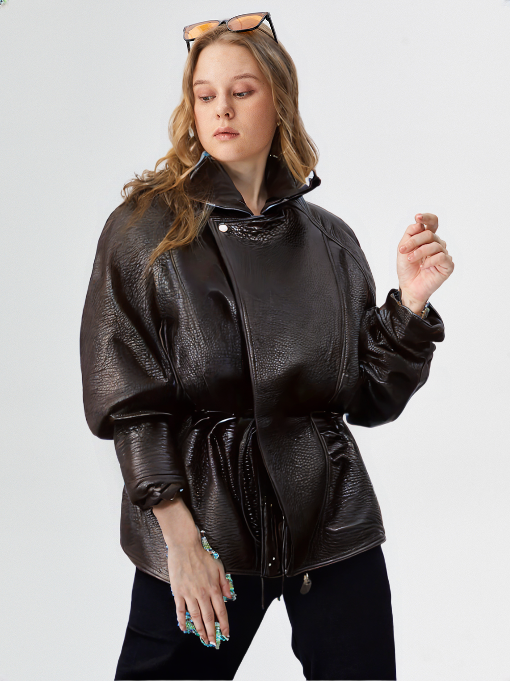 Modern Woman Leather jacket Casual Wear