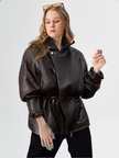 Modern Woman Leather jacket Casual Wear