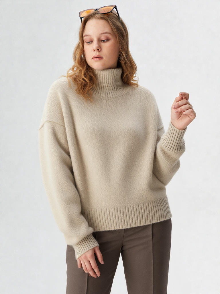 New Pure Cashmere Women Loose Casual Sweater