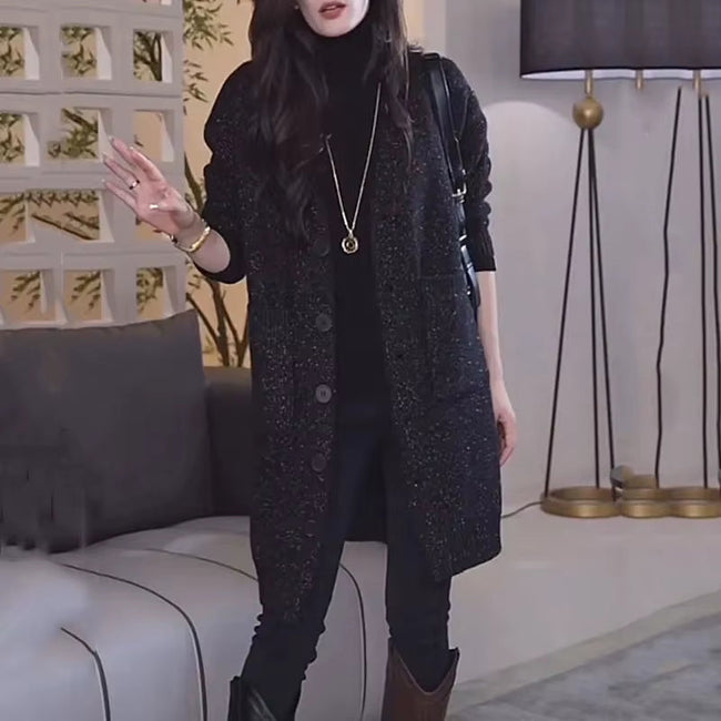 New Autumn Winter Fashion High-End Knitwear Cardigan Women Sweater