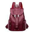 Premium Leather Backpack Woman New Arrival Large Capacity School Travel Bag