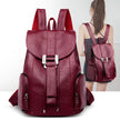 Premium Leather Backpack Woman New Arrival Large Capacity School Travel Bag