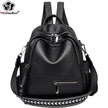 New Woman Genuine  Leather Backpack Fashion Rucksack Ladies Bag pack Large Capacity