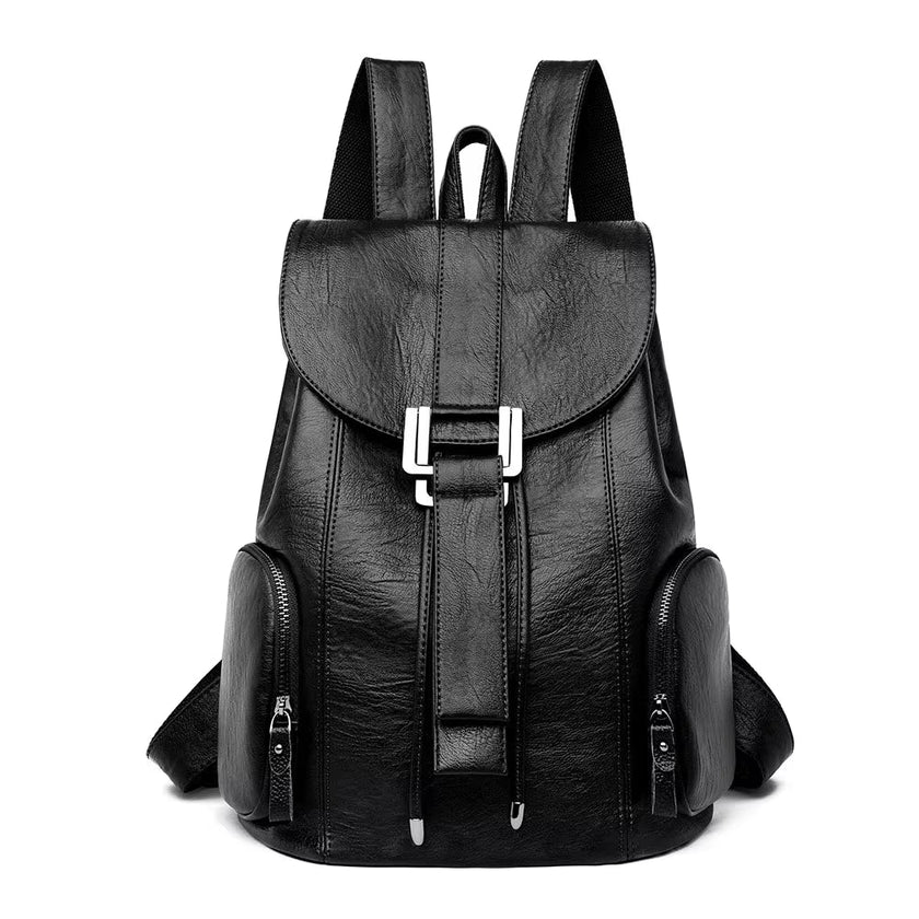 Premium Leather Backpack Woman New Arrival Large Capacity School Travel Bag
