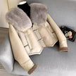 New Fur Coat for Women Leather Jackets