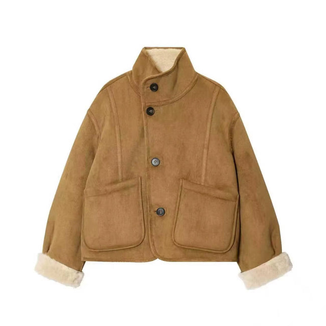 New Winter Women Double Sided Wool Jacket Wear