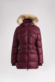 Ares Women's Puffer Jacket w/Faux Fur Trim