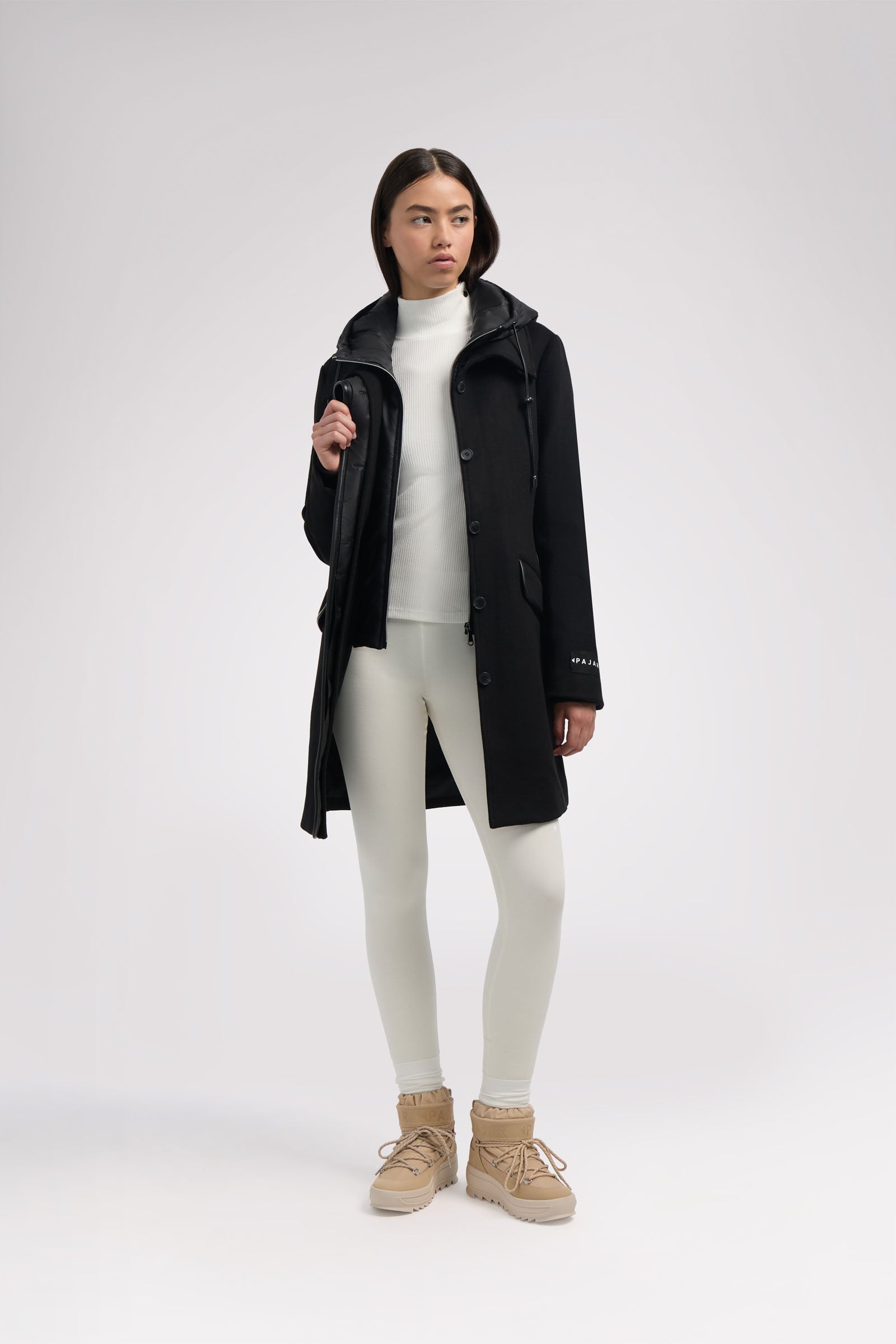 Celeste Women's Mid-Length Wool Coat