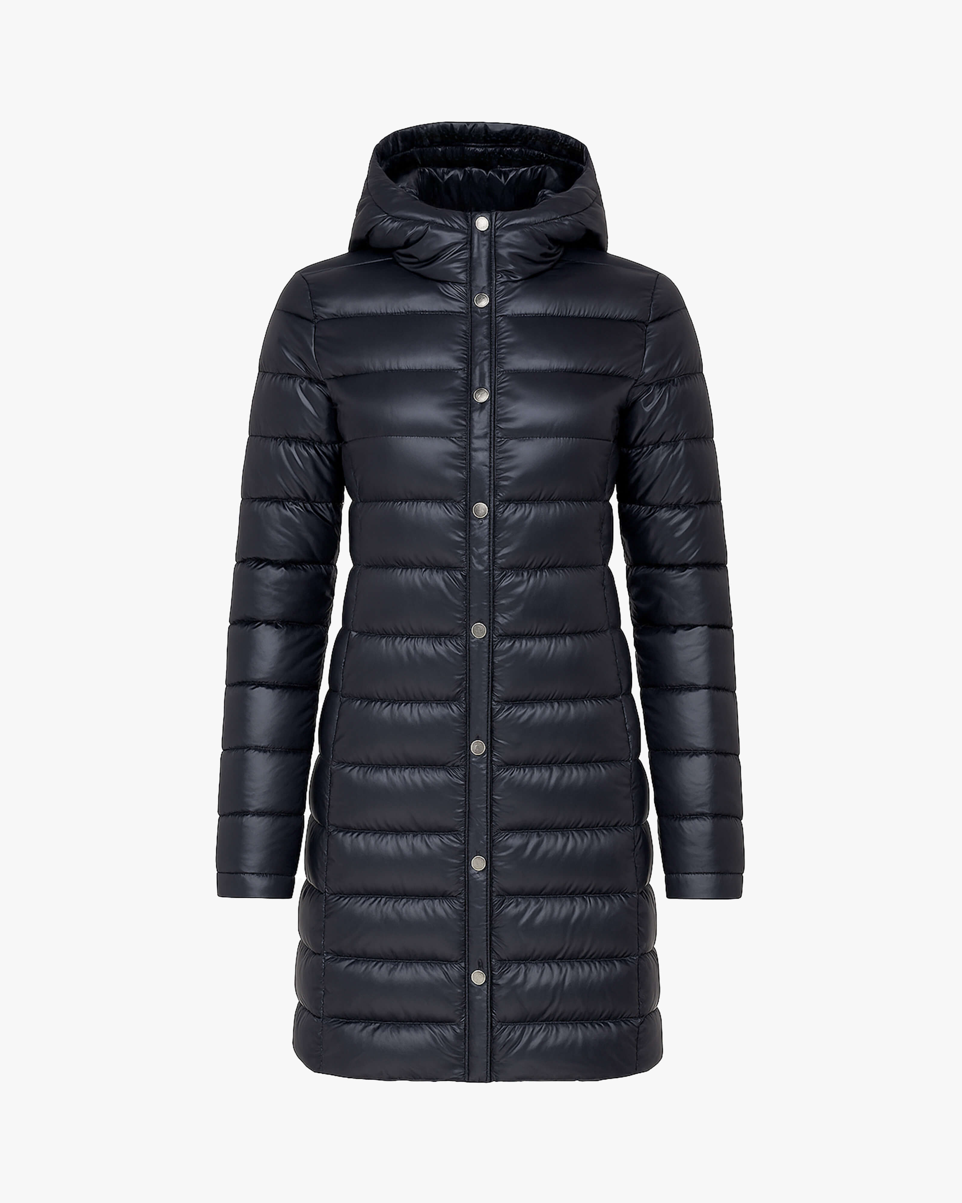 DOROTHY LONG HOODED | Lightweight Down Jacket