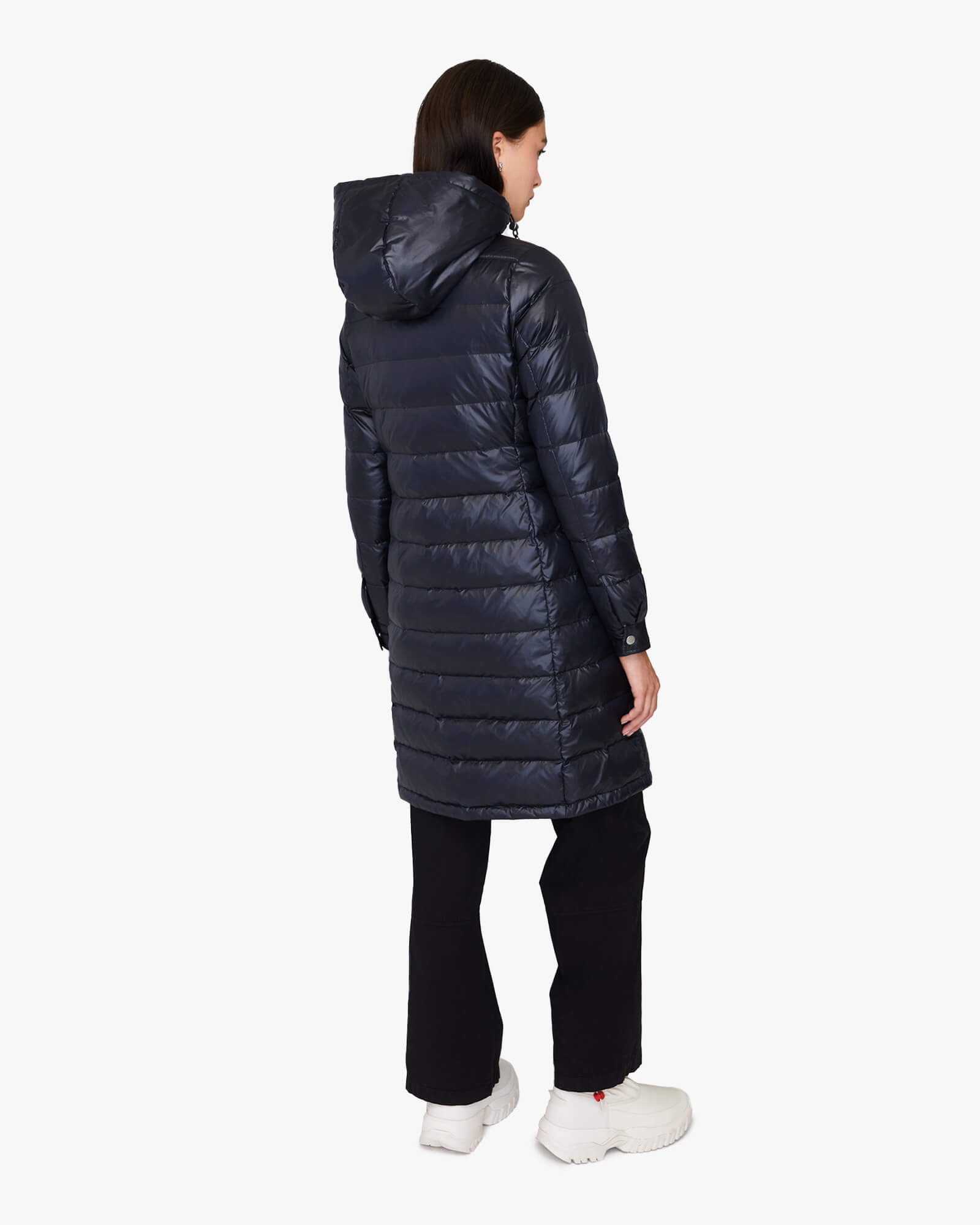 DOROTHY LONG HOODED | Lightweight Down Jacket