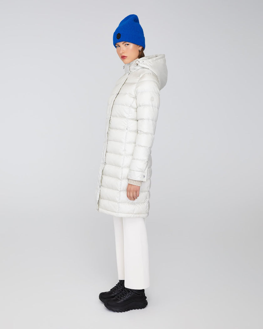 DOROTHY LONG HOODED | Lightweight Down Jacket