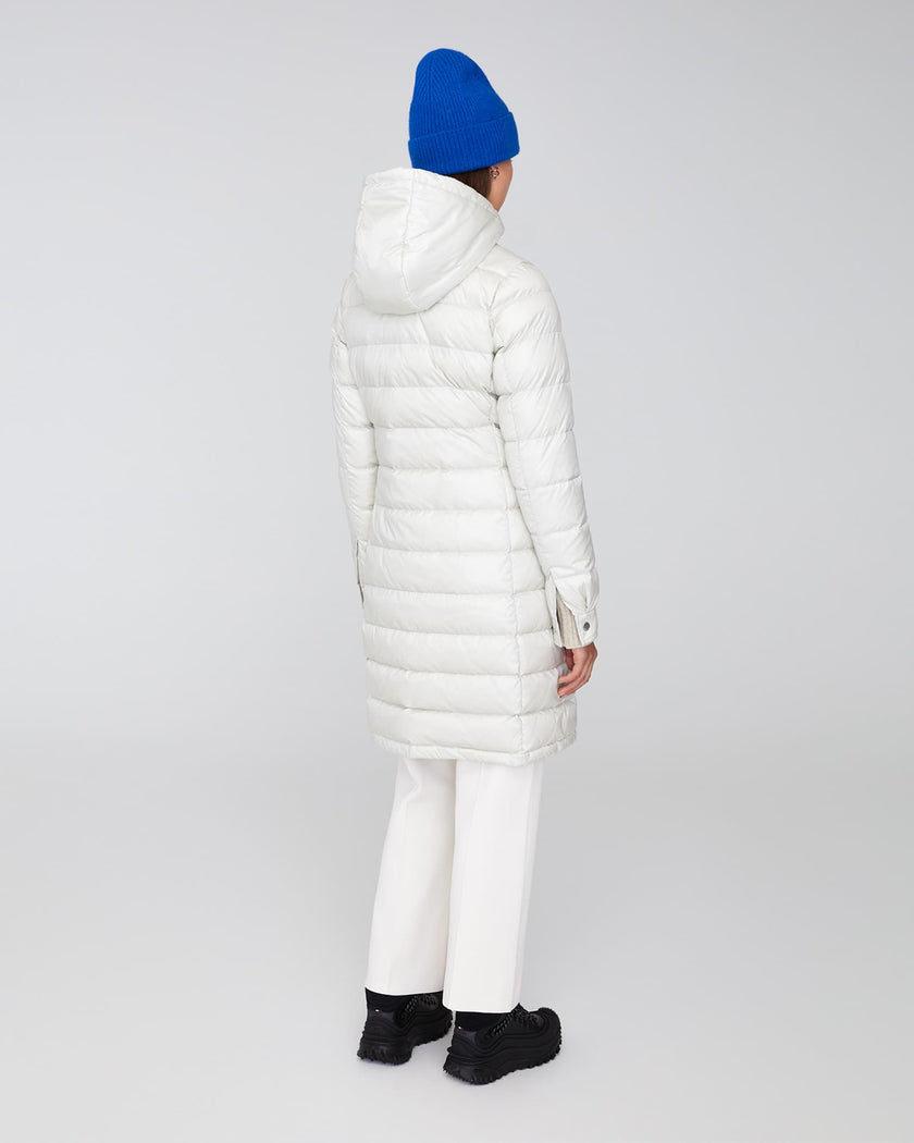 DOROTHY LONG HOODED | Lightweight Down Jacket