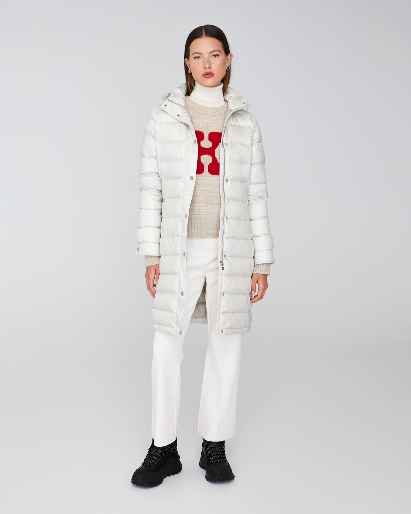 DOROTHY LONG HOODED | Lightweight Down Jacket