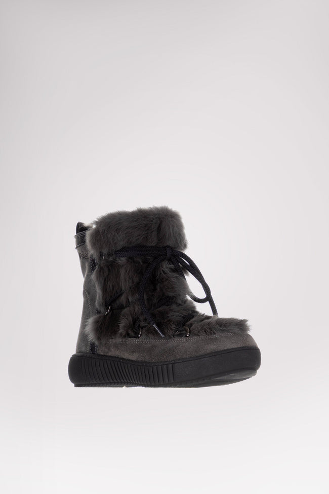 Anet Zip Women's Suede and Fur Boot