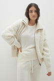 NADINE TEDDY CASHMERE BLEND JACKET