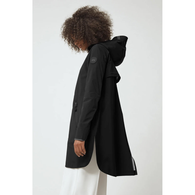 Canada Goose Women's Kitsilano Rain Jacket Black Label