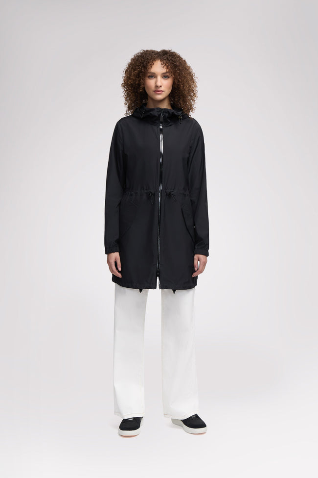 Galena Women's Hooded Short Raincoat