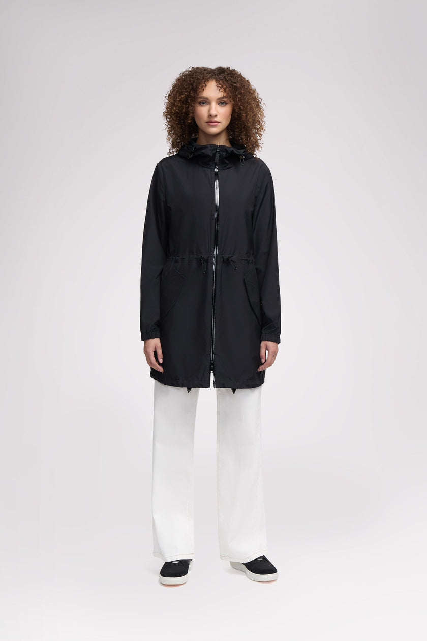 Galena Women's Hooded Short Raincoat