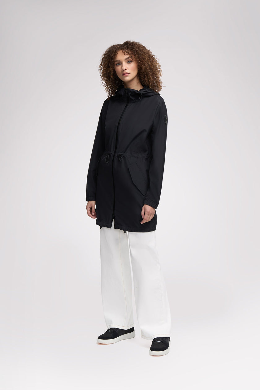 Galena Women's Hooded Short Raincoat