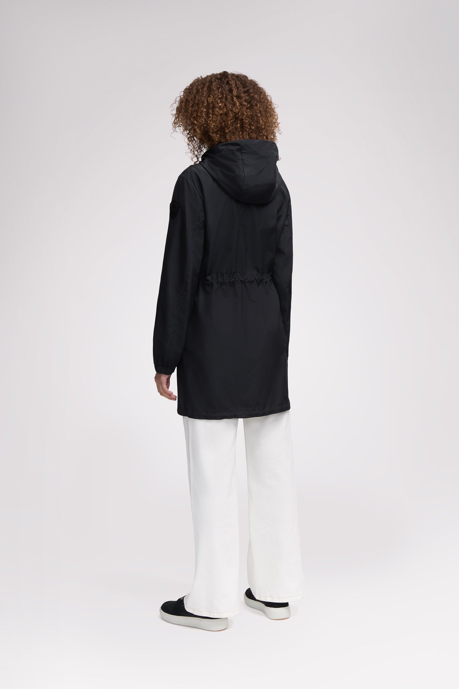 Galena Women's Hooded Short Raincoat