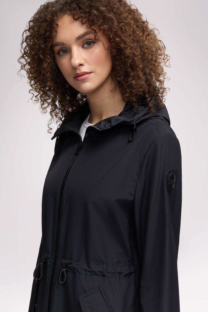 Galena Women's Hooded Short Raincoat