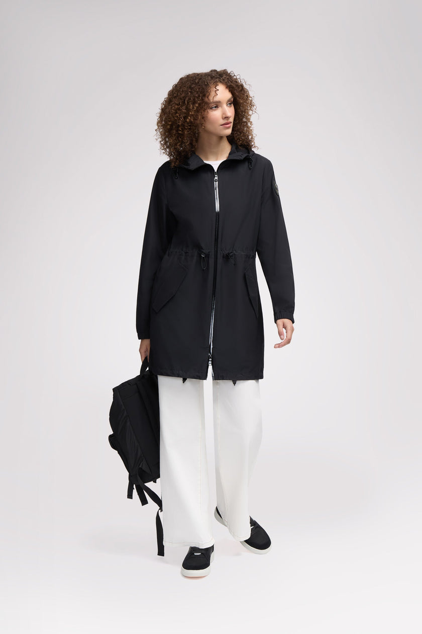 Galena Women's Hooded Short Raincoat